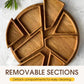 Detachable Divided Snack Serving Tray