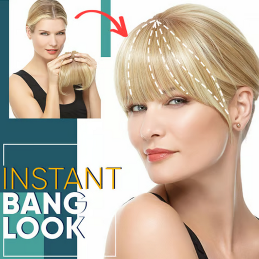 Seamless 3D Clip-In Bangs Hair Extensions