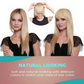 Seamless 3D Clip-In Bangs Hair Extensions