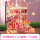 📢📢50% OFF!!⏰DIY Luminous Princess Castle Dollhouse