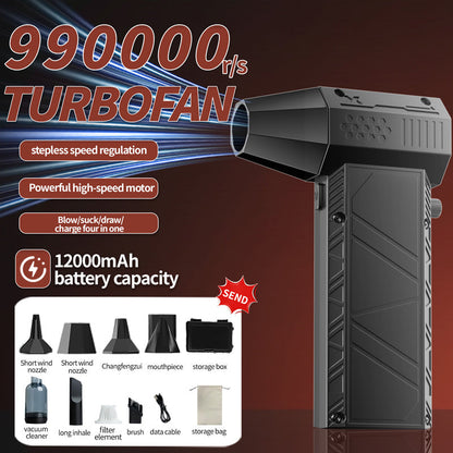 Cordless Electric Air Duster & Vacuum Cleaner