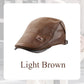 Men's Trendy  PU Leather Ivy Cap
