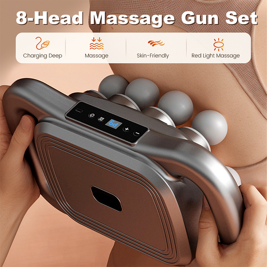 8-Head Massage Gun Set