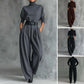 Women’s Elegant Turtleneck Top & High-Waist Pants Set