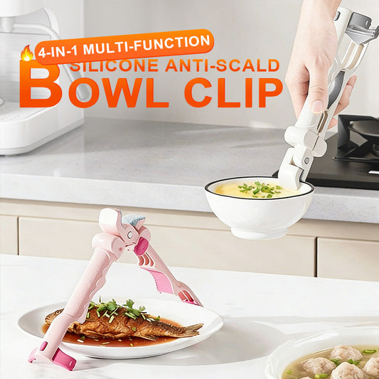 4-in-1 Multi-Function Silicone Anti-Scald Bowl Clip
