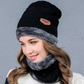 Knitted Neck-Warming Beanie 2-Piece Set