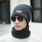 Knitted Neck-Warming Beanie 2-Piece Set