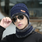 Knitted Neck-Warming Beanie 2-Piece Set