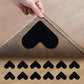 Heart-Shaped Reusable Non-Slip Rug Grippers