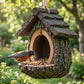 🐦 50% OFF NOW! 🏡 Outdoor Bird Feeder – Realistic Tree Stump Design, Attracts Wild Birds & Weather-Resistant Garden Decor 🌿
