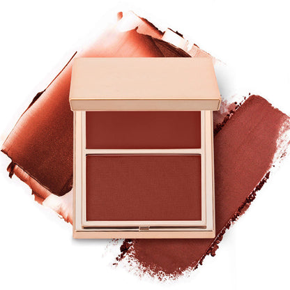 Dual-Color Matte Blush Palette