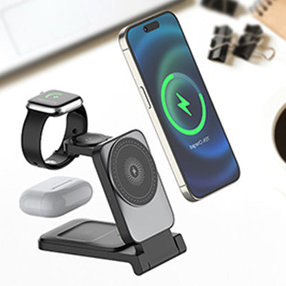 3-in-1 Foldable Magnetic Wireless Charger
