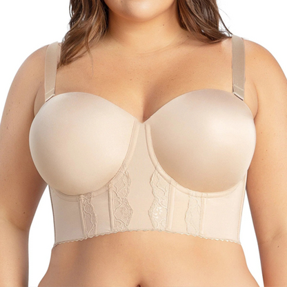 Women’s Low Back Detachable Strap Bra