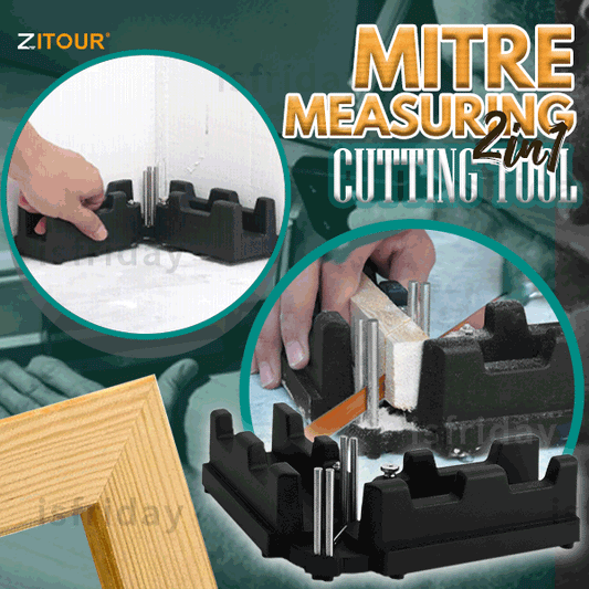 🔥2026 New Year Hot Sale 50% off🔥Zitour® 2-in-1 Mitre Measuring Cutting Tool