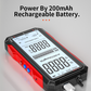 ⏰ Now only 50% off!⏰USB Rechargeable Digital Multimeter – True RMS, Auto-Ranging & Backlit LCD Display, CAT III 1000V 🛡️