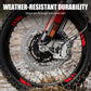 Motorcycle Reflective Wheel Rim Stickers