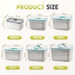 💐50% OFF ! 2 in 1 Meal Prep Container – Removable Drainer & Airtight Lid 🥑❄️【Limited Offer】