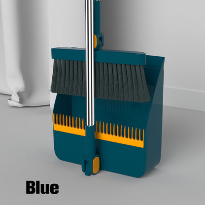 🥳2026 HOT SALE🥳💞40% OFF!✨ 💝Stand-Up Dustpan Set with 180° Rotating Broom