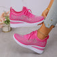 🥳Free delivery🥳💞50K+ SOLD!🌿 Rhinestones-Embellished Breathable Mesh Sneakers🚗Delivered within five working days