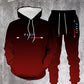 Men’s gradient-coloured tracksuit – hooded top and tracksuit bottoms