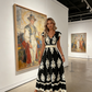 🥳SUMMER HOT SALE🥳💞50K+ SOLD!💥50% OFF! 🔥Women's V-Neck Baroque Print Flowy Maxi Dress☀️Delivered within 5 working days👜