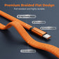 🌞 Spring into Savings: 20% Off🔥240W Magnetic Self-Winding Type-C Cable | Ultra-Durable Braided Flat Design - Tangle-Free Fast Charging