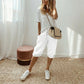 ⏳Time-Limited Special🏆Women's Casual Cotton Linen Capris