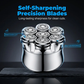 🪒🧼💧 Men’s 7-blade washable razor – smooth, pain-free shaving; close shave; reduces redness and ingrown hairs; non-slip handle; compatible with Gillette and Fong Yin razor heads; suitable for home and travel use