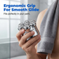 🪒🧼💧 Men’s 7-blade washable razor – smooth, pain-free shaving; close shave; reduces redness and ingrown hairs; non-slip handle; compatible with Gillette and Fong Yin razor heads; suitable for home and travel use