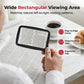 Portable Rectangular Magnifier with LED Light