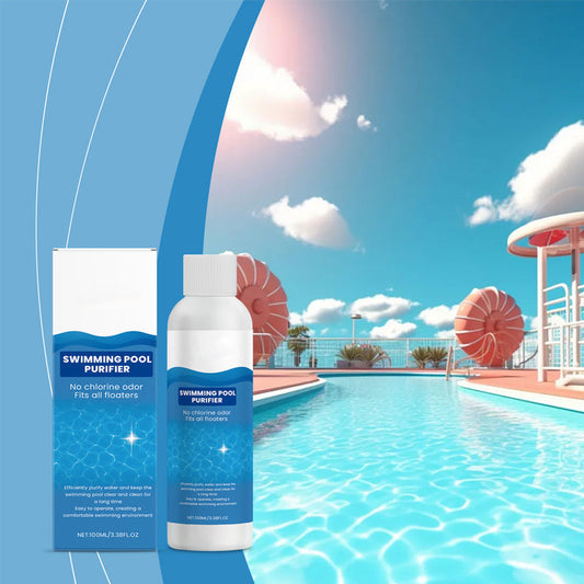 🌊⏳ Last-day special: £4!!💧 Pool clarifier – crystal-clear water, hassle-free! ✨ Say goodbye to green water and harsh chemicals. 🏊‍♂️ Delivered within five working days 💙 so you can use it this week!