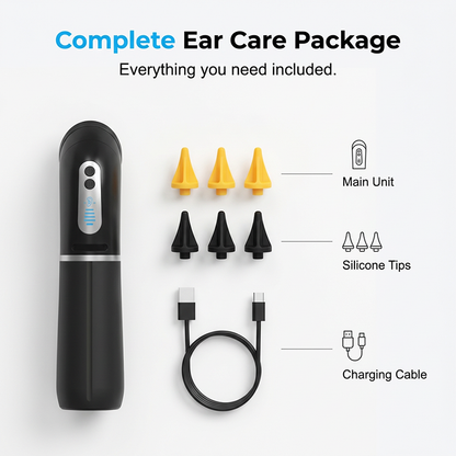 🥳2026 HOT SALE🥳💞50K+ SOLD!👂💧 50% OFF! Electric Ear Cleaning Kit – 4 gentle water modes, IPX7 waterproof & 2000mAh battery. Safer than cotton swabs – removes wax without scratching! 🛡️✨