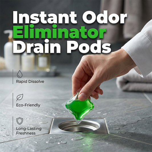 🥳2026 HOT SALE🥳💞50K+ SOLD!🏠💧 50% OFF! Drain Deodorizer Pods – Bio-Enzyme Drain Cleaner & Odour Eliminator. Instant fresh scent, no harsh chemicals. Say goodbye to embarrassing odours. 🚰✅
