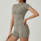 🌸Women's High-Stretch Top and Shorts Set🌸Delivered within five working days