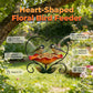 🎁Heart-Shaped Floral Bird Feeder💝Buy two, get free delivery!