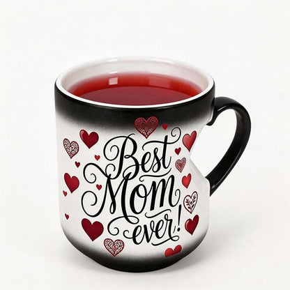 ☕️ Heat-Activated "Best Mom Ever" Color-Changing Mug 💖 The Magic Mug