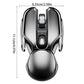Wireless Ergonomics Metal Mouse