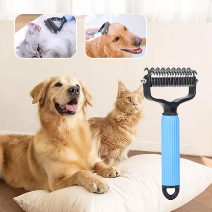 Double sided pet grooming brush💆‍♀️⚡ Delivered within 5 working days!