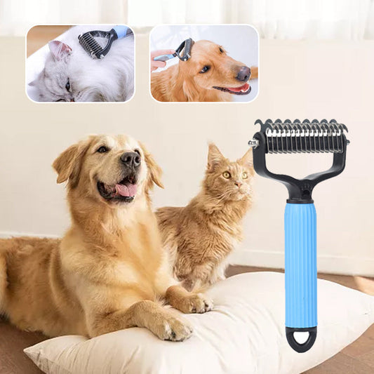 Double sided pet grooming brush💆‍♀️⚡ Delivered within 5 working days!