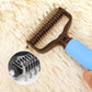 Double sided pet grooming brush💆‍♀️⚡ Delivered within 5 working days!