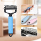 Double sided pet grooming brush💆‍♀️⚡ Delivered within 5 working days!