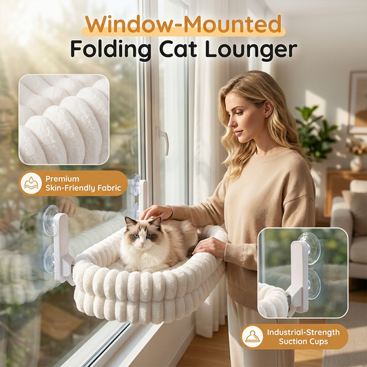 Foldable Cat Window Hammock with Suction Cups🍃Delivered within five working days