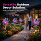 🌈Solar Powered Rainbow Pinwheel Garden Light