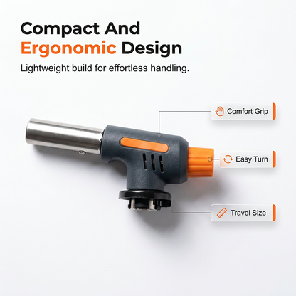 🥳2026 HOT SALE🥳💞50K+ SOLD!🏕️🌿 50% OFF! Portable Butane Torch – Wind‑resistant, powerful flame. Great for camping, BBQs & ignition. A rugged outdoor companion! 🔥✅
