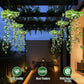 🌿49% OFF! Solar Hanging Grass Light – Realistic Foliage, Warm White, IP65 ✨