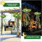 🌿49% OFF! Solar Hanging Grass Light – Realistic Foliage, Warm White, IP65 ✨