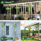 🌿49% OFF! Solar Hanging Grass Light – Realistic Foliage, Warm White, IP65 ✨