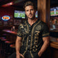 Men's Printed Casual Button-Down Shirt