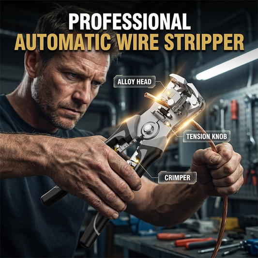 Automatic Self-Adjusting Wire Stripper & Crimper