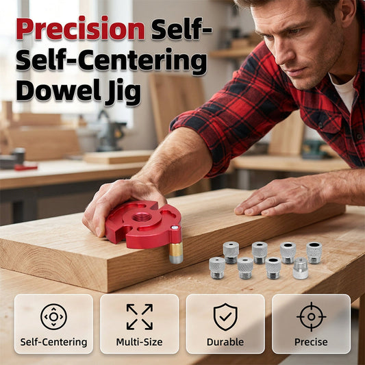 🔩 Vertical Self-Centering Dowel Jig Kit | Self-Centering, Precise Vertical Drilling – Cash on Delivery ✅